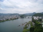 犬山城の天守閣からの眺め