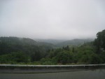 神坂峠の峠道からの展望