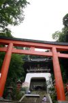江島神社の鳥居と瑞心門