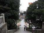 二荒山神社から宇都宮の中心街を見る