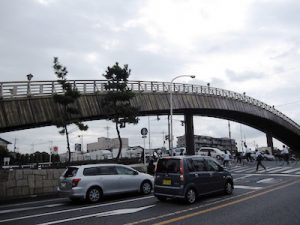 草加宿の木橋