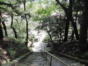 田村神社の石段