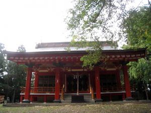 信夫山の羽黒神社を参拝