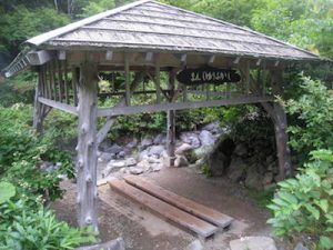 酸ヶ湯温泉の「まんじゅうふかし」