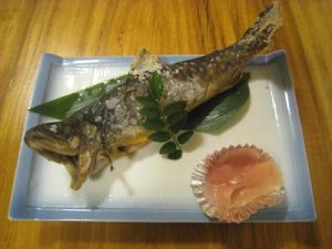 イワナの塩焼き
