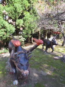 倶利伽羅峠の「火牛像」