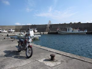敦賀半島北端の立石漁港