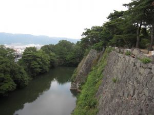 上野城の石垣