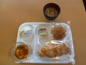 「ハイパーホテル小松」の朝食を食べて出発