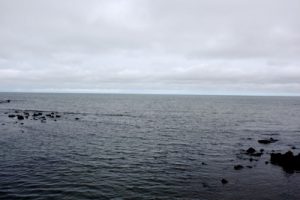 象潟から見る日本海