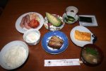 太郎温泉の朝食