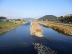 東北の大河、阿武隈川を渡る