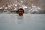 加仁湯温泉「ホテル加仁湯」の露天風呂に入る
