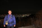ほったらかし温泉から見る甲府盆地の夜景