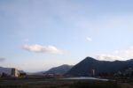 上山田温泉から見る千曲川の流れ