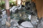 「道志の湯」の露天風呂