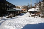 山田温泉の雪景色