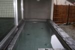 東山温泉「メイプルプラザ」の露天風呂
