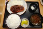 長島温泉「オートレストラン長島」の「味噌カツ定食」