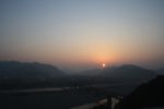 伊野温泉「かんぽの宿　伊野」から見る日の出
