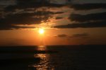 淡路島から見る夕日