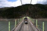 第27日目　大井川の井川湖の吊り橋を渡る