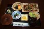 「加田の湯」の「ごんべい定食」