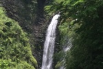 「龍門滝温泉」から見る龍門の滝