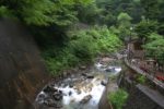 甲子温泉を流れる阿武隈川源流