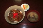 「朝朱の湯」の「牛丼」