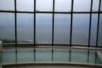 鍋石温泉「ウェスパ椿山」の展望風呂