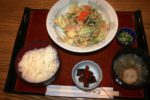 大郷温泉「夢実の湯」の「野菜炒め定食」