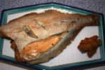 国民宿舎「もいわ荘」の夕食の「宗八カレイの焼き魚」