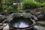 「青荷温泉」の樽湯