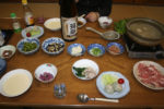 上野温泉「名月荘」の夕食