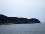 島根半島東端の地蔵崎を見る