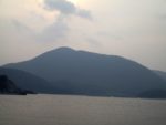 浦郷から見る焼火山