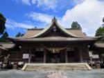 熊本地震以前の阿蘇神社の拝殿