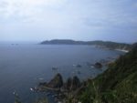 日本本土最南西端の野間岬を望む