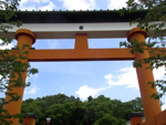 薩摩の一宮、新田神社の鳥居