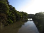 宇佐神宮を流れる寄藻川
