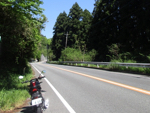 国道210で県境を越えて福岡県に入る