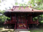 歌津崎の尾崎神社の拝殿