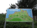 秋田・山形県境の三崎の案内図