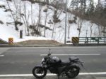 咲花峠の雪