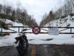 国道40号の旧道は冬期閉鎖