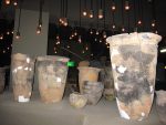 松前の「郷土資料館」に展示されている土器