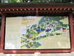 武蔵一宮の氷川神社の境内案内図