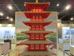 「しもつけ風土記の丘資料館」に展示されている下野国分寺の七重塔の模型