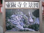 壺阪寺の全景図